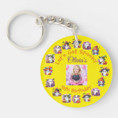 Coffee Lover Ghost Acryl Sleutelhanger voor Kids P (Voorkant)