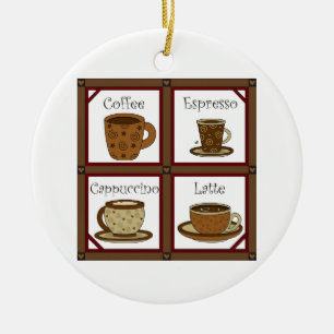 Coffee Lover Keramisch Ornament