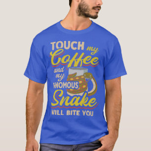 Coffee Lover Meme for a Venomous Snake Owner Premi T-shirt