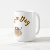 Coffee Lover Mug | Cute Coffee Cup Design | Gift f (Devant droit)
