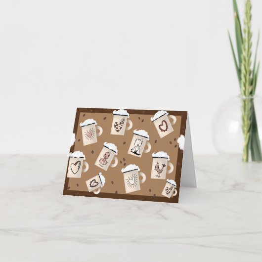 Coffee Lover Note Kaart (Voorkant)