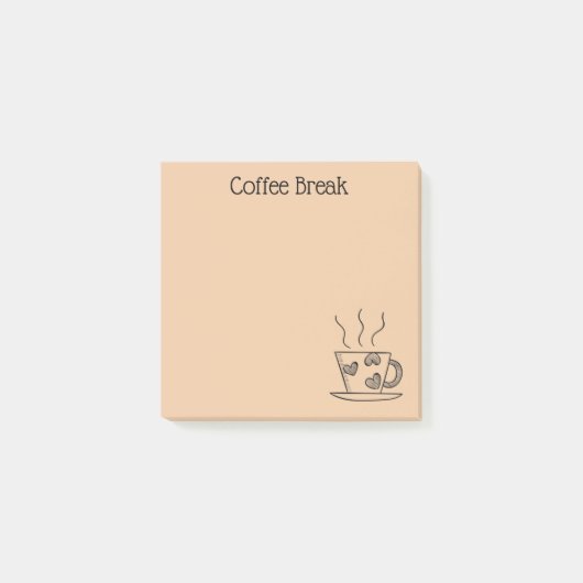 Coffee Lover Post-it® Notes (Voorkant)