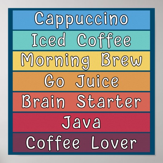 Coffee Lover Poster (Voorkant)