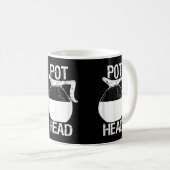 Coffee Lover Pot Head  Koffiemok (Voorkant rechts)