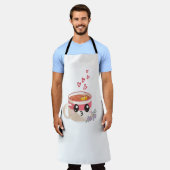 Coffee Lover Schort (Gedragen)