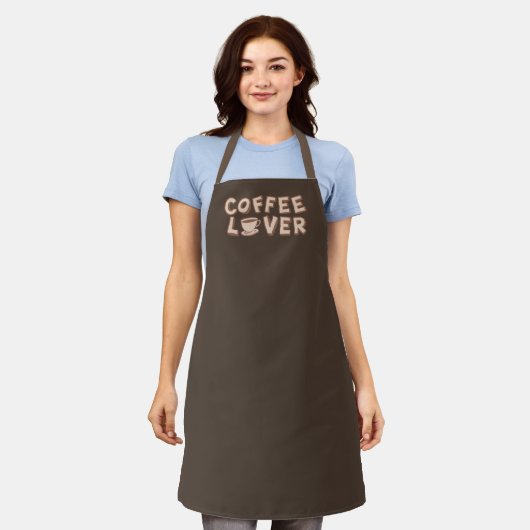 Coffee Lover Schort (Gedragen)
