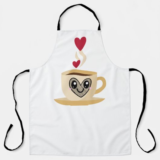 Coffee Lover Schort (Voorkant)