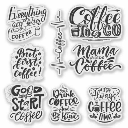 Coffee Lover Sticker (Voorkant)