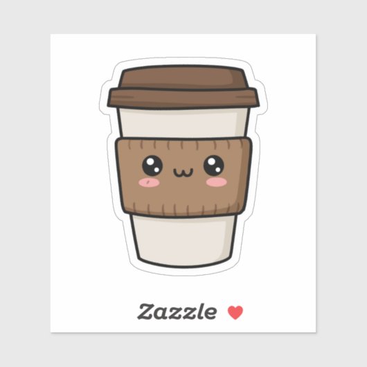 Coffee lover  sticker (Vel)