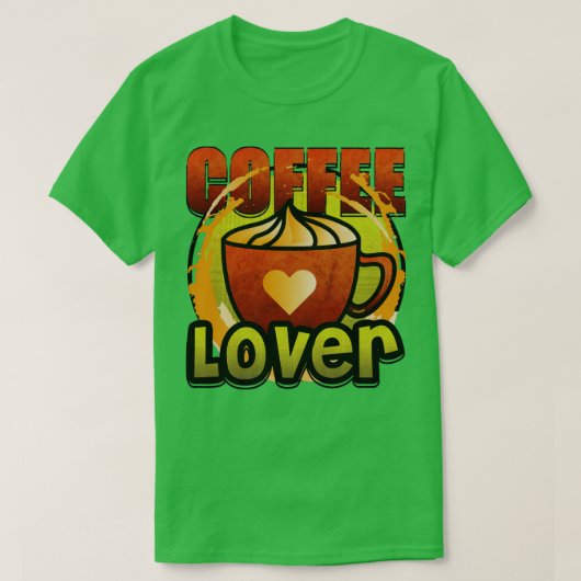 Coffee Lover T-shirt (Design voorkant)