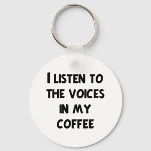 Coffee Lover T-shirts en cadeautjes Sleutelhanger