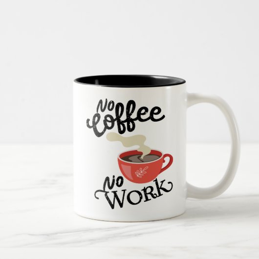 Coffee Lover Tweekleurige Koffiemok (Rechts)