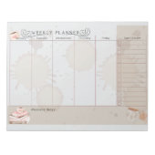 Coffee lover Weekly planner Notitieblok (Voorkant)