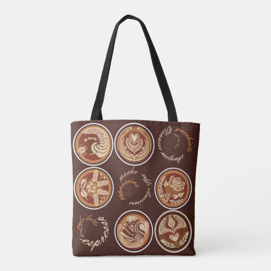 Coffee Lovers Canvas tas (Achterkant)