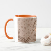 Coffee Lovers Club Mentale Energie Quote Wrap-arou