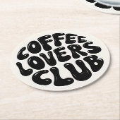 Coffee Lovers Club Ronde Onderzetters (Gebogen)