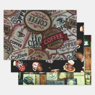 Coffee Lovers Collectie Inpakpapier Vel