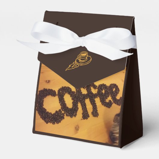 Coffee Lover's Favor Box van RoseWrites Bedankdoosjes (Voorkant Zijde)