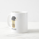 Coffee Lovers French Press Funny Koffiemok (Voorkant links)