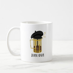 Coffee Lovers French Press Funny Koffiemok