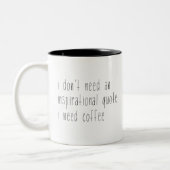 Coffee Lovers Funny Typography Mok (Links)