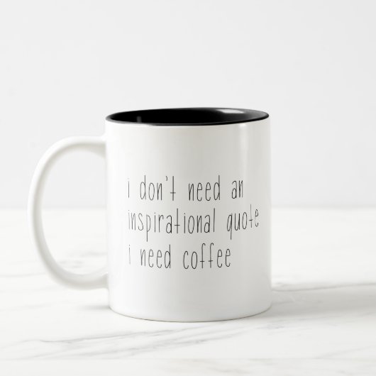 Coffee Lovers Funny Typography Mok (Links)