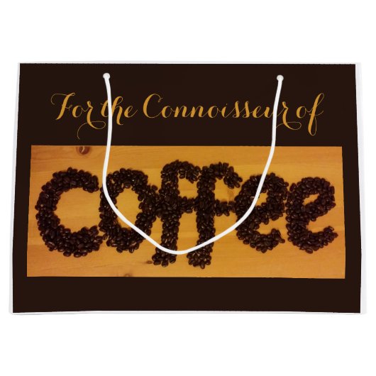 Coffee Lover's Gift Bag van RoseWrites Groot Cadeauzakje (Voorkant)