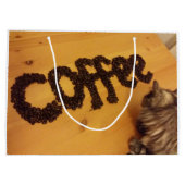 Coffee Lover's Gift Bag van RoseWrites Groot Cadeauzakje (Achterkant)