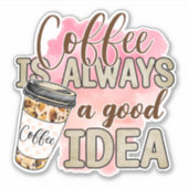 Coffee Lovers Sticker (Voorkant)