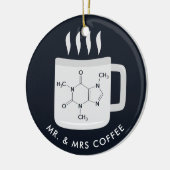Coffee Lovers van Custom Chemistry Lab Technicians Keramisch Ornament (Links)