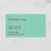 Coffee Loyalty Kaarten  groen hout (Achterkant)