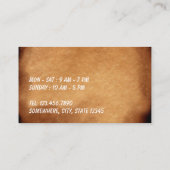 Coffee Loyalty Punch Kaart oud papier (Achterkant)