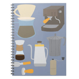 Coffee Maker Tools Notitieboek