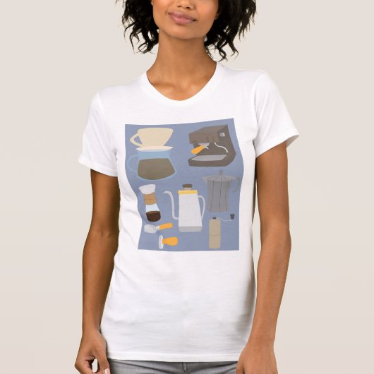 Coffee Maker Tools T-shirt (Voorkant)