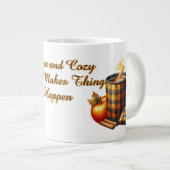 Coffee Makes Things Happen Extra Grote Beker (Voorkant rechts)