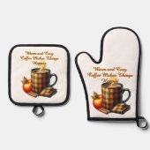 Coffee Makes Things Happen Ovenwant & Pannenlap Set (Voorkant)