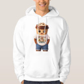 Coffee Man – Fun Design for True Caffeine Kings Hoodie (Voorkant)