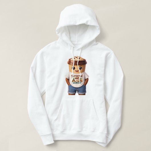 Coffee Man – Fun Design for True Caffeine Kings Hoodie (Design voorkant)