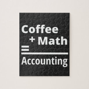 Coffee + Math = Accounting Legpuzzel