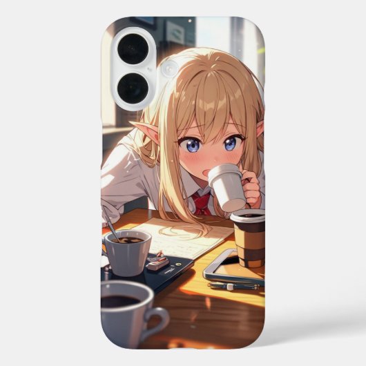 Coffee Mishap Elf Case-Mate iPhone Case (Achterkant)