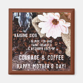 Coffee Moederdag Magnet Magneet (Voorkant)