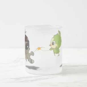 Coffee Mok Cute Bird Funny Cartoon Anime Character