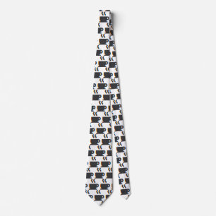 Coffee Mok Glitch Stropdas