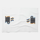 Coffee Mok Glitch Theedoek (Horizontaal)