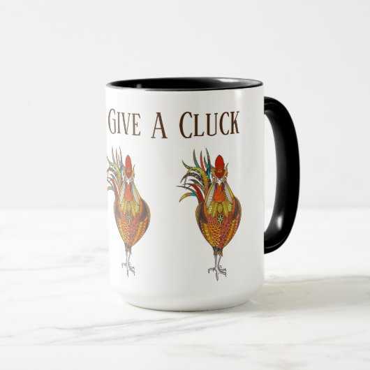 Coffee Mok-ik geef geen klok Mok (Voorkant rechts)