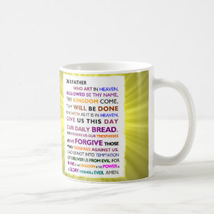 Coffee Mok Lord's Prayer