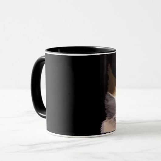 Coffee-Mok met Calico Cat Mok (Voorkant links)