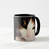 Coffee-Mok met Calico Cat Mok (Voorkant rechts)