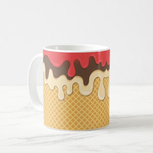 Coffee-Mok met druppelteller, beker Koffiemok (Voorkant links)