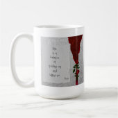 Coffee-Mok, Rumi Quote Koffiemok (Links)